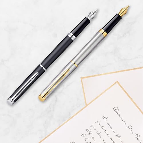 Thumbnail 6 de Waterman Hemisphere Pluma Fuente Negro Mate Oro ✒