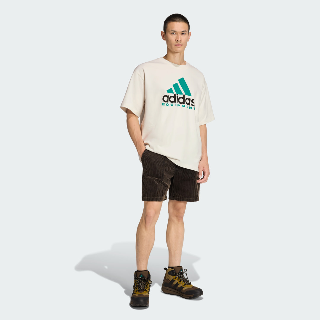Detalle de adidas EQT Corduroy Shorts — negro