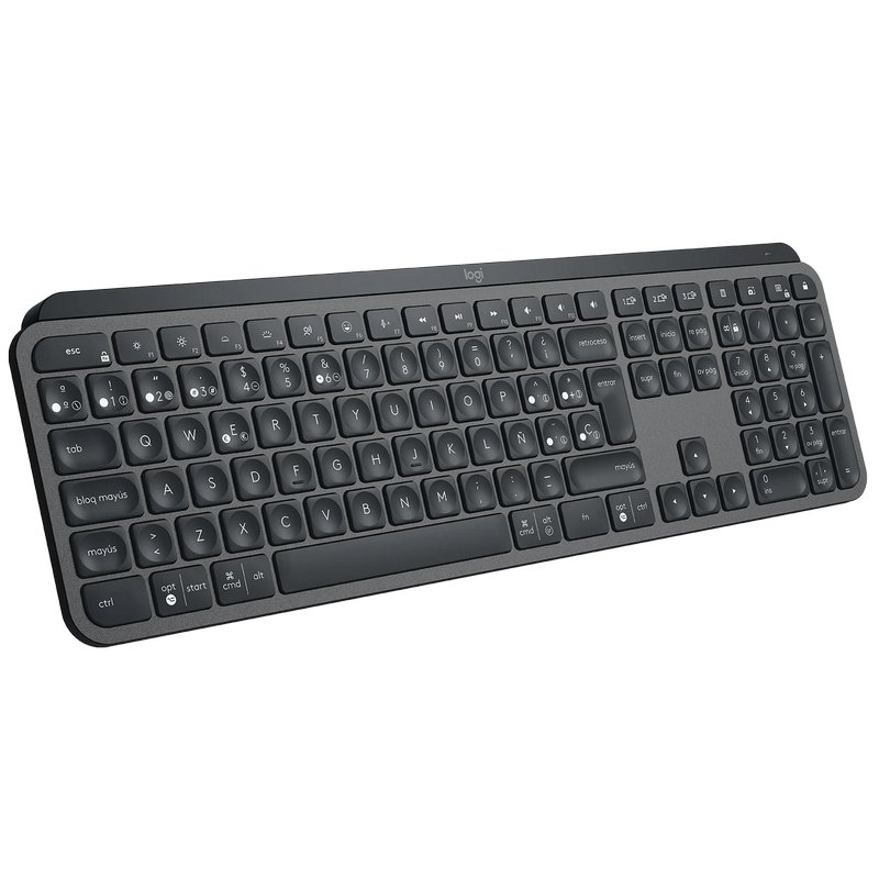 Detalle de Logitech MX Keys For Business Teclado Inalámbrico Retroiluminado Gris