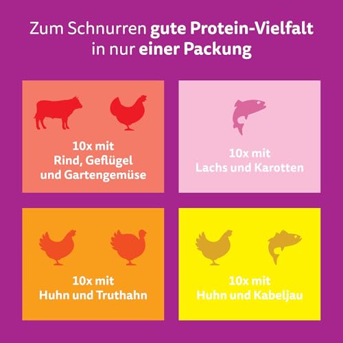 Thumbnail 7 de WHISKAS TASTY MIX Nassfutter in Sauce für Katzen – Chef’s Choice, 40 × 85 g