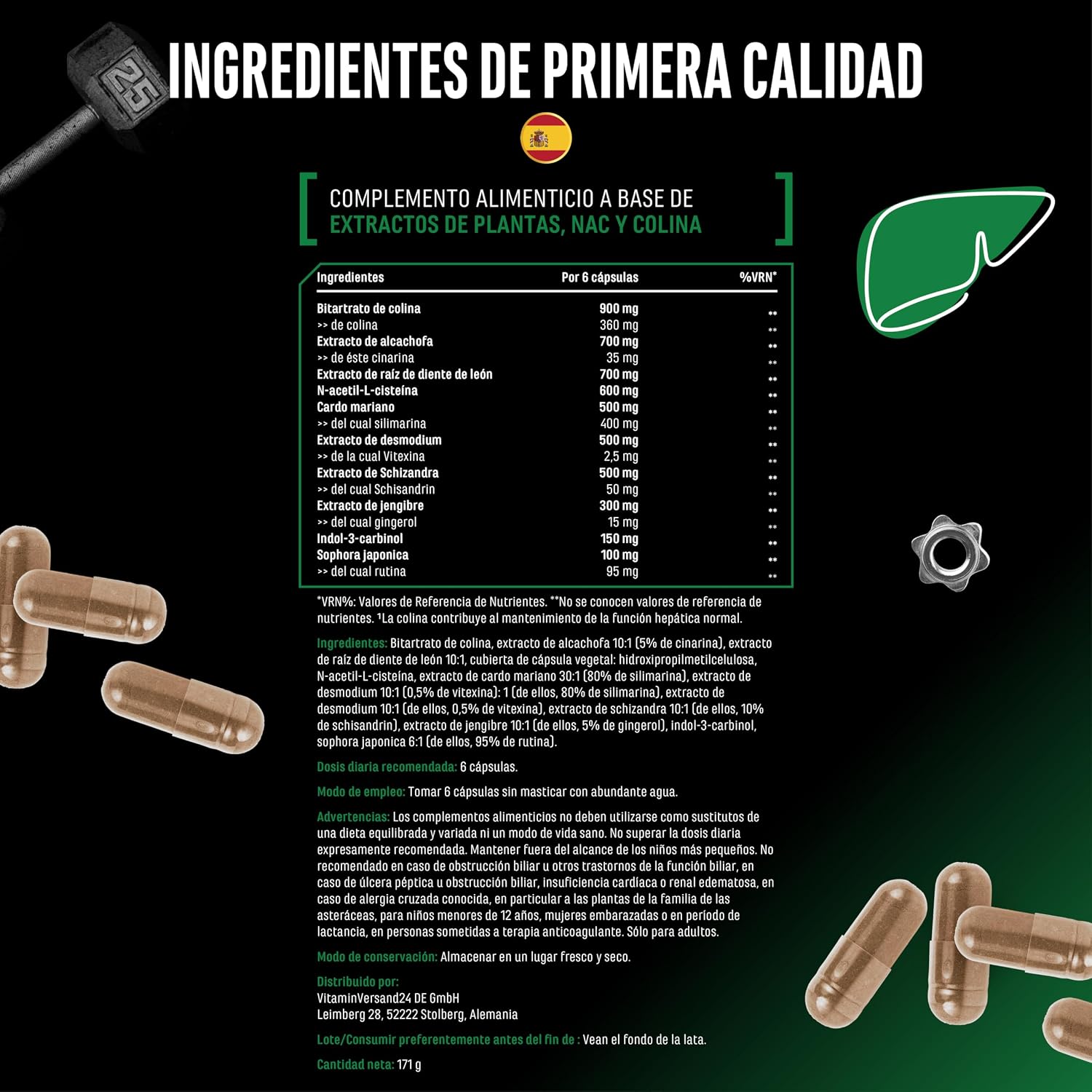 Thumbnail 5 de Liver Essentials complejo hepático 180 cápsulas