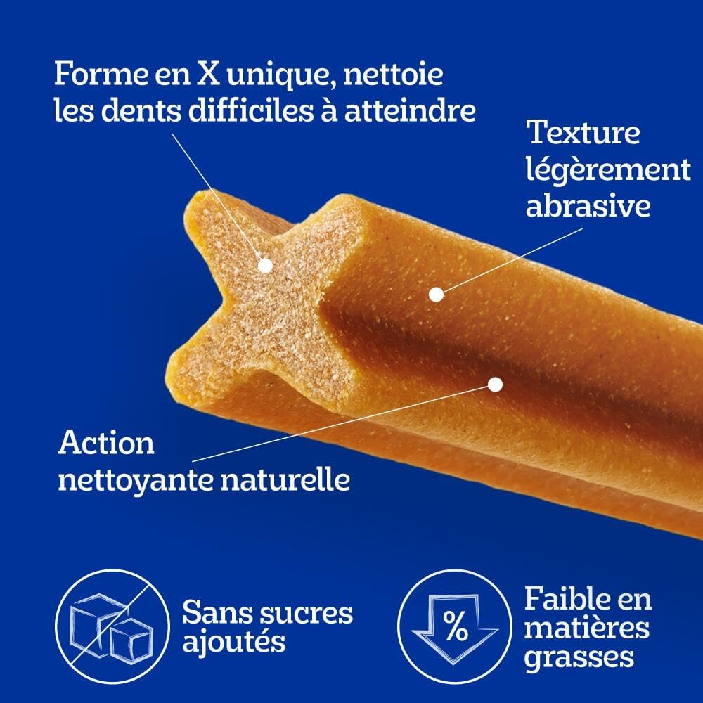 Thumbnail 6 de Pedigree DENTASTIX 56 Bâtonnets d’entretien dentaire pour Grands Chiens (25 kg+), Saveur Poulet et Boeuf – 8 sachets