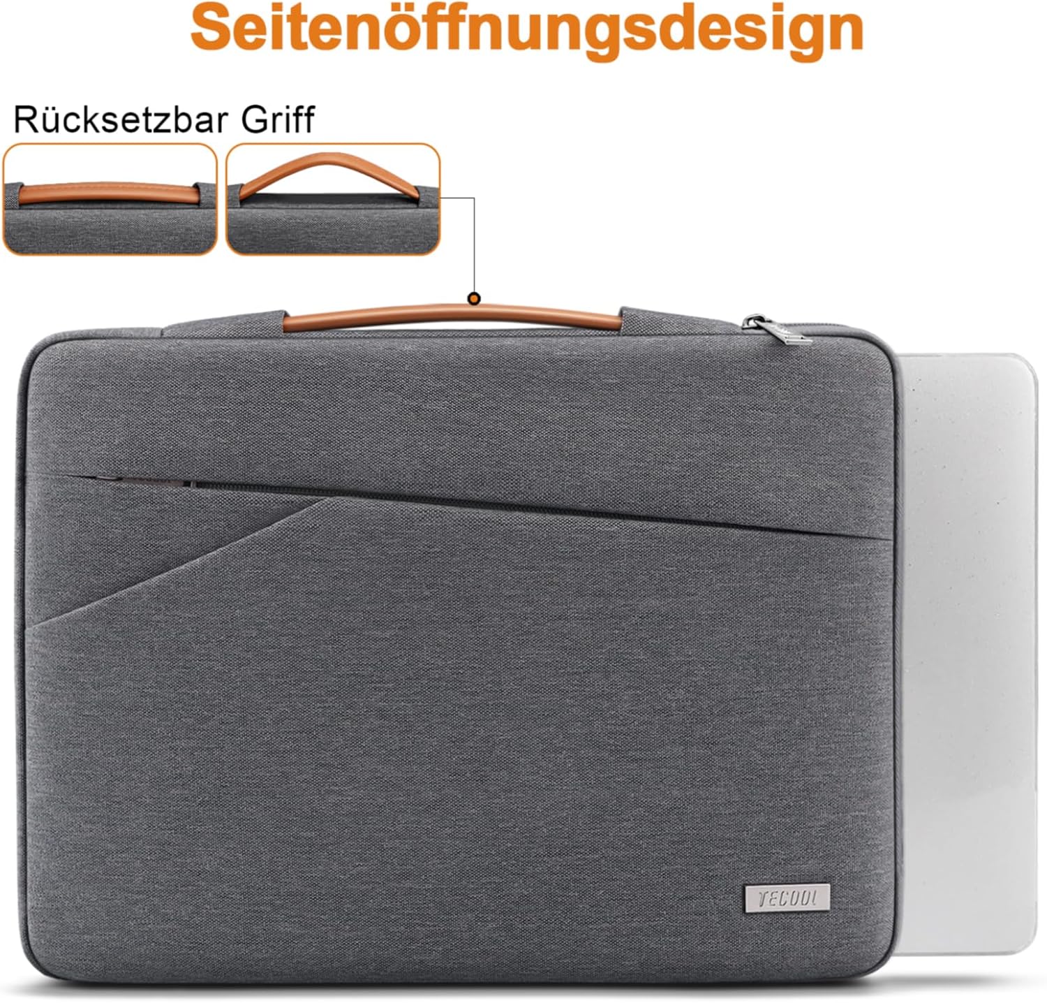 Thumbnail 6 de TECOOL 15,6 Zoll Laptoptasche für 15–15,6 Zoll