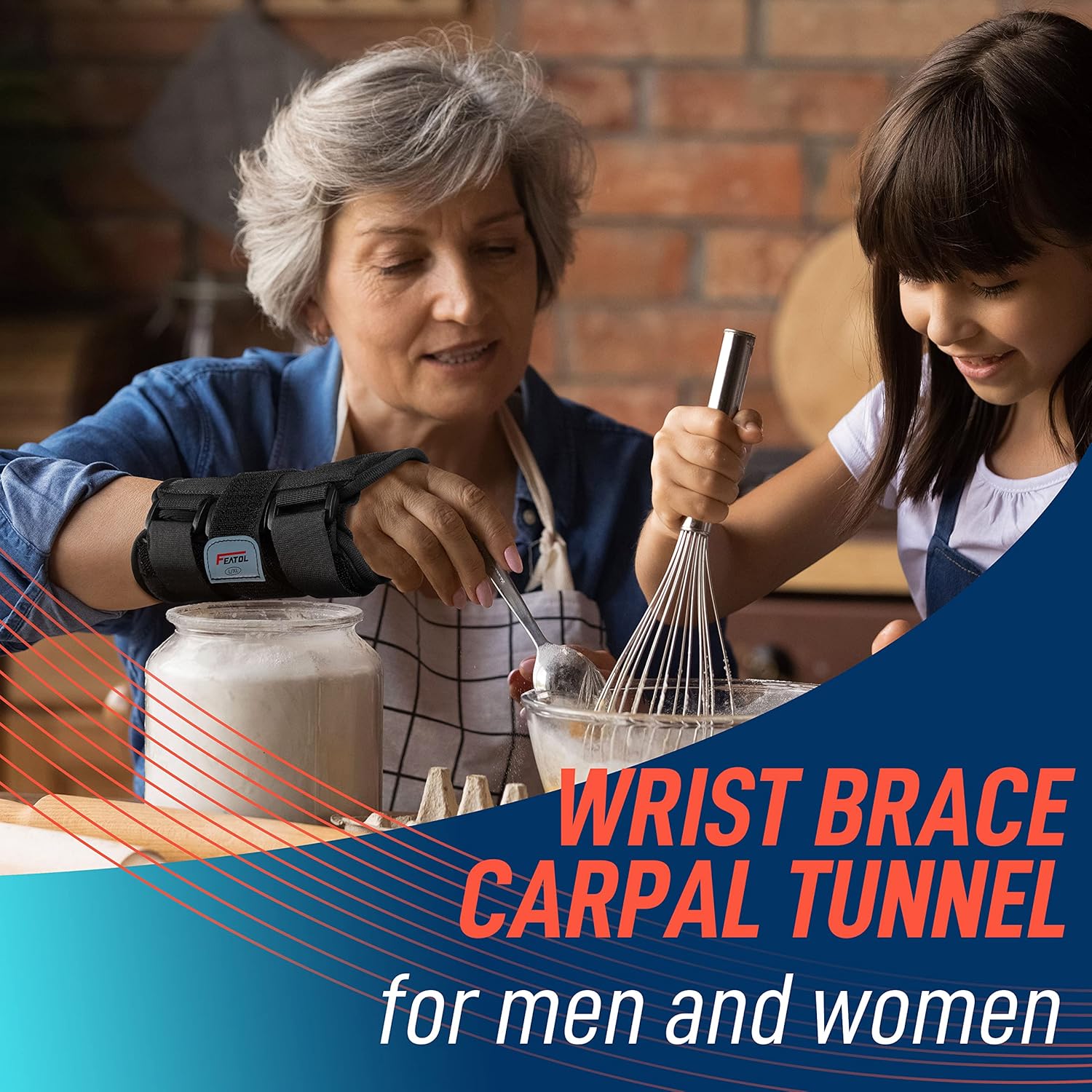 Thumbnail 6 de FEATOL Wrist Splint for Carpal Tunnel
