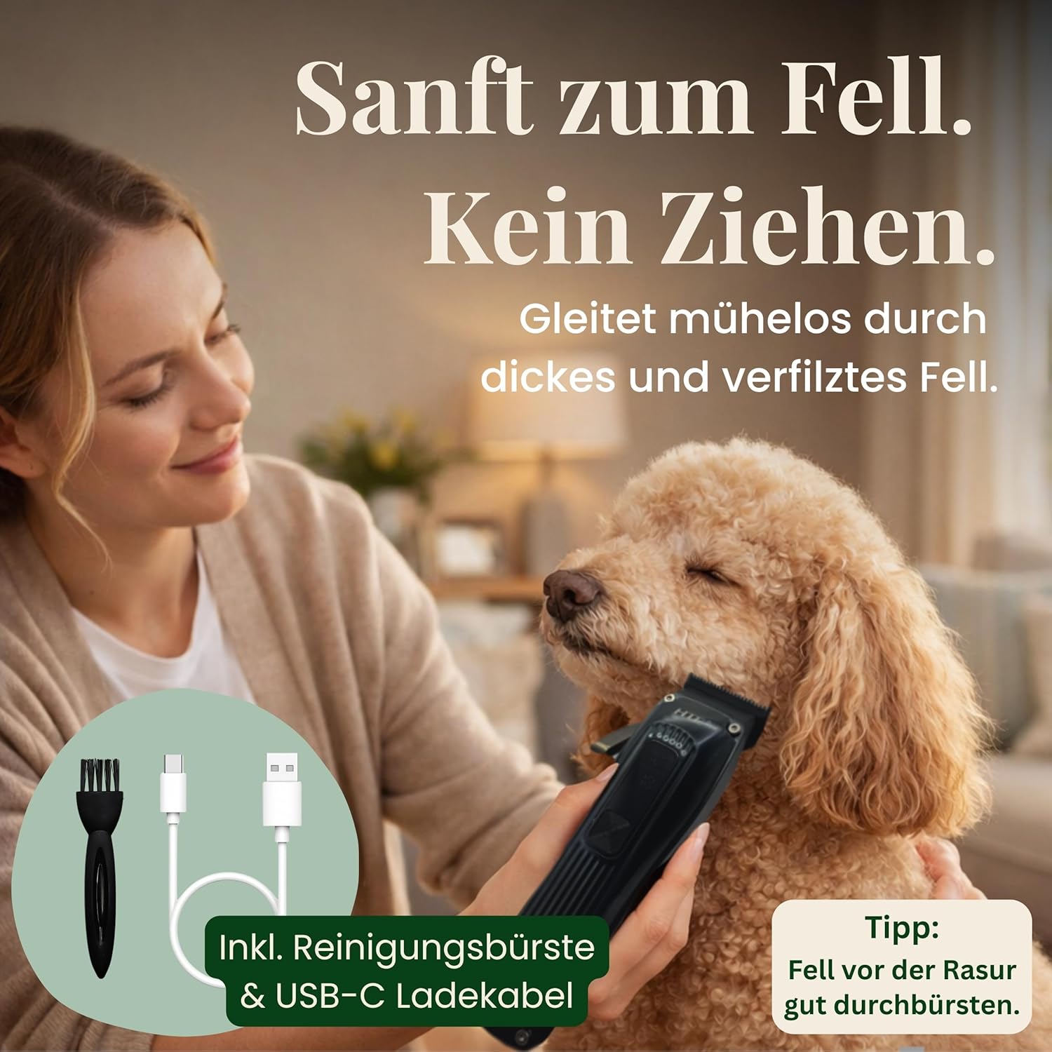 Thumbnail 1 de Alpenstern® Hundeschermaschine – leise Profi-Schermaschine für dichtes Fell