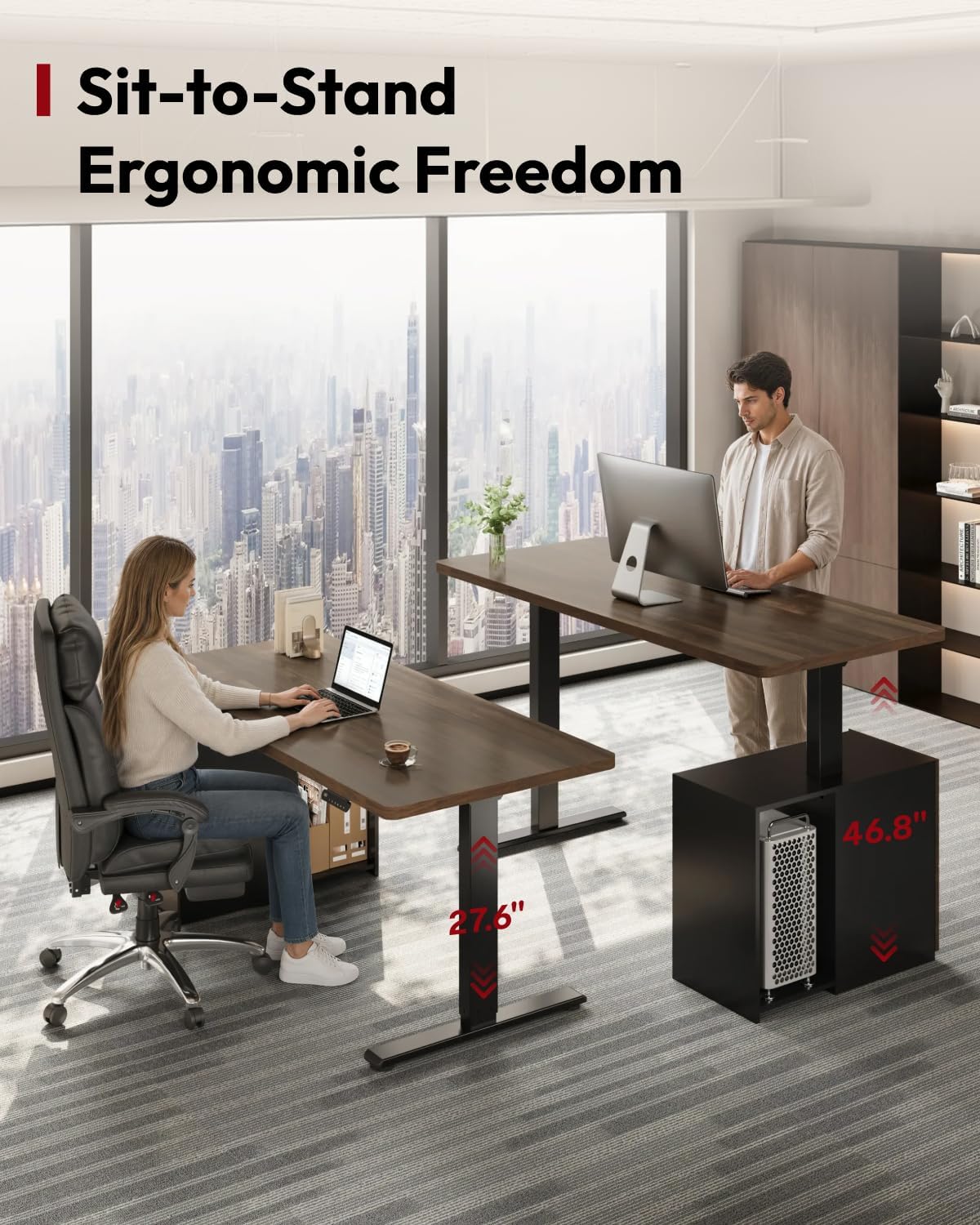 Thumbnail 3 de SANODESK Standing Desk 60-Inch