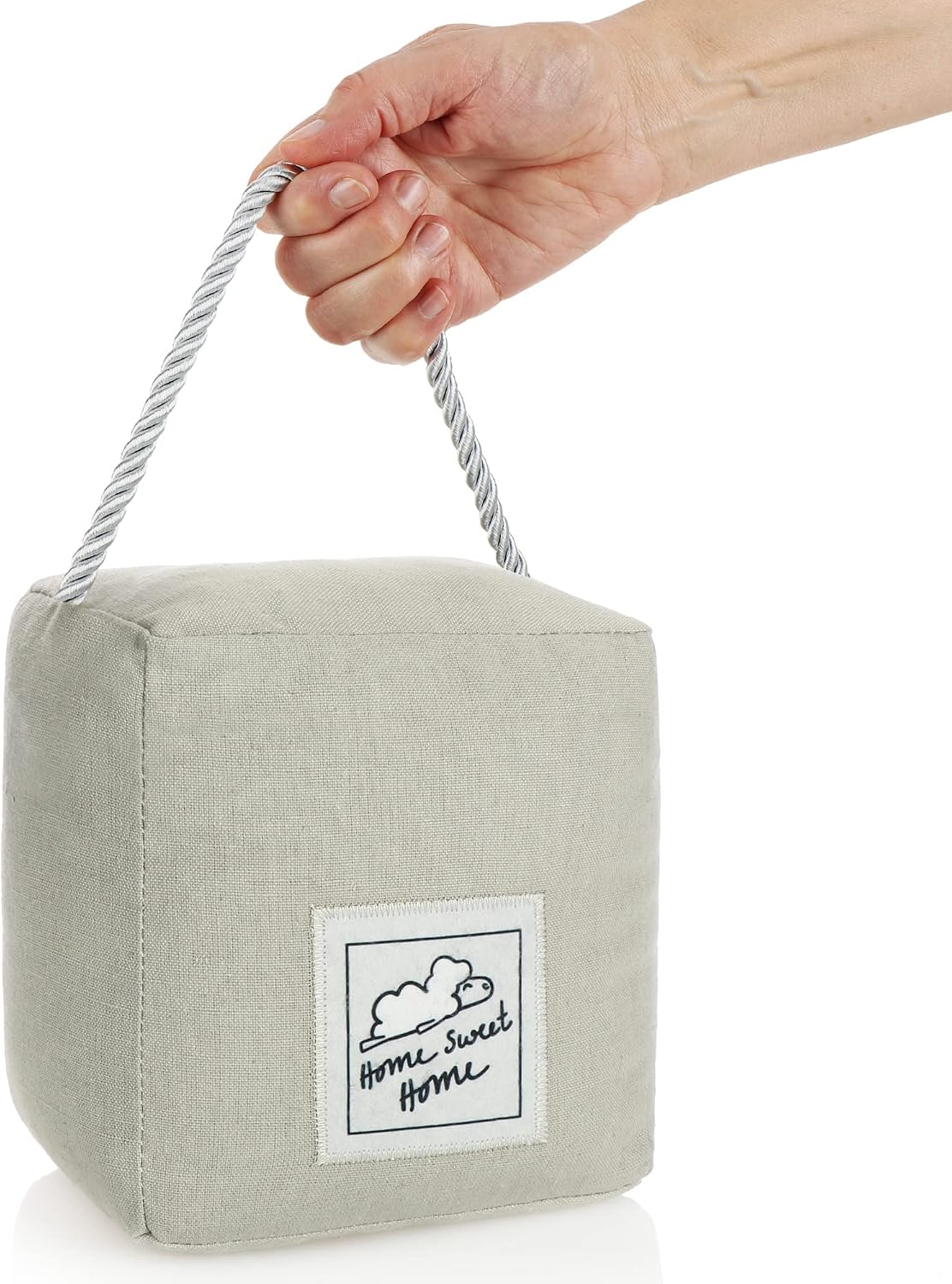 Thumbnail 6 de com-four® arresto porta con maniglia – versione robusta, grigio chiaro