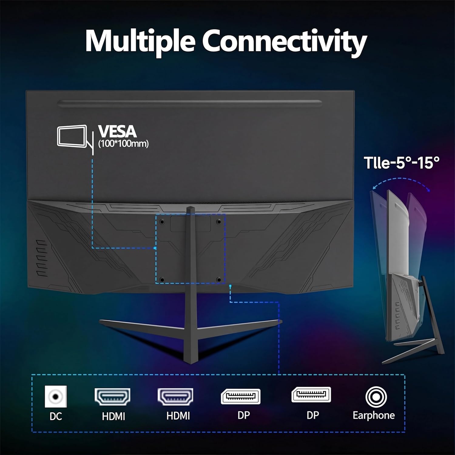 Thumbnail 5 de ZZA 32 Inch Curved Monitor 165Hz