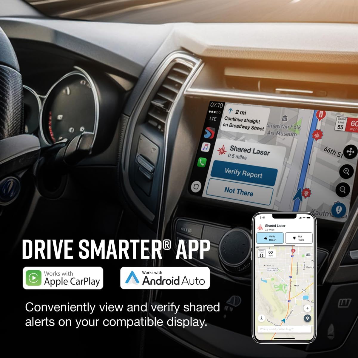 Thumbnail 4 de Escort MAX 4 Radar Detector with AutoLearn Intelligence, GPS & Bluetooth (Apple CarPlay/Android Auto Compatible)
