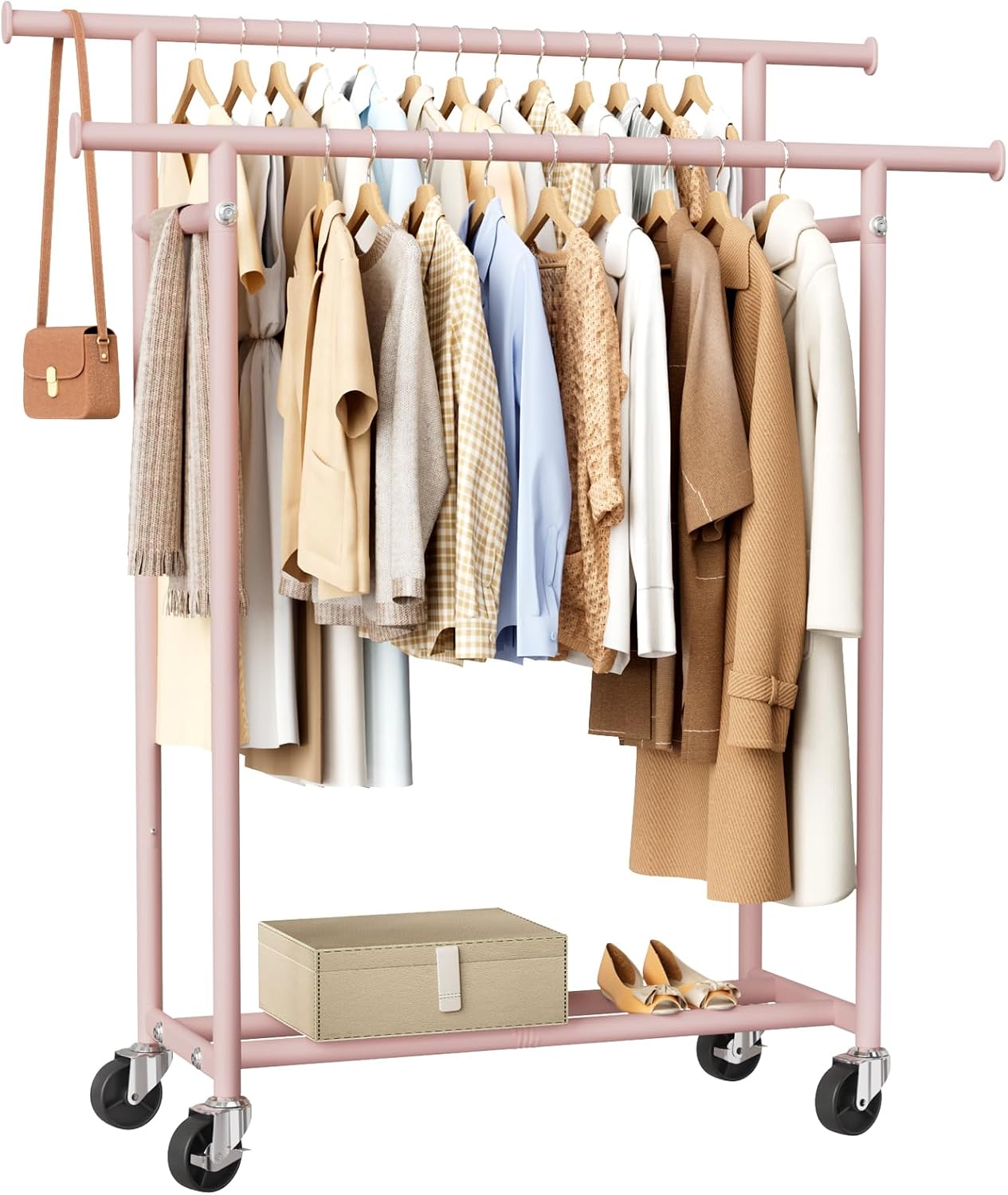 Detalle de HYSEYY Double-Rod Clothes Rack, Size L