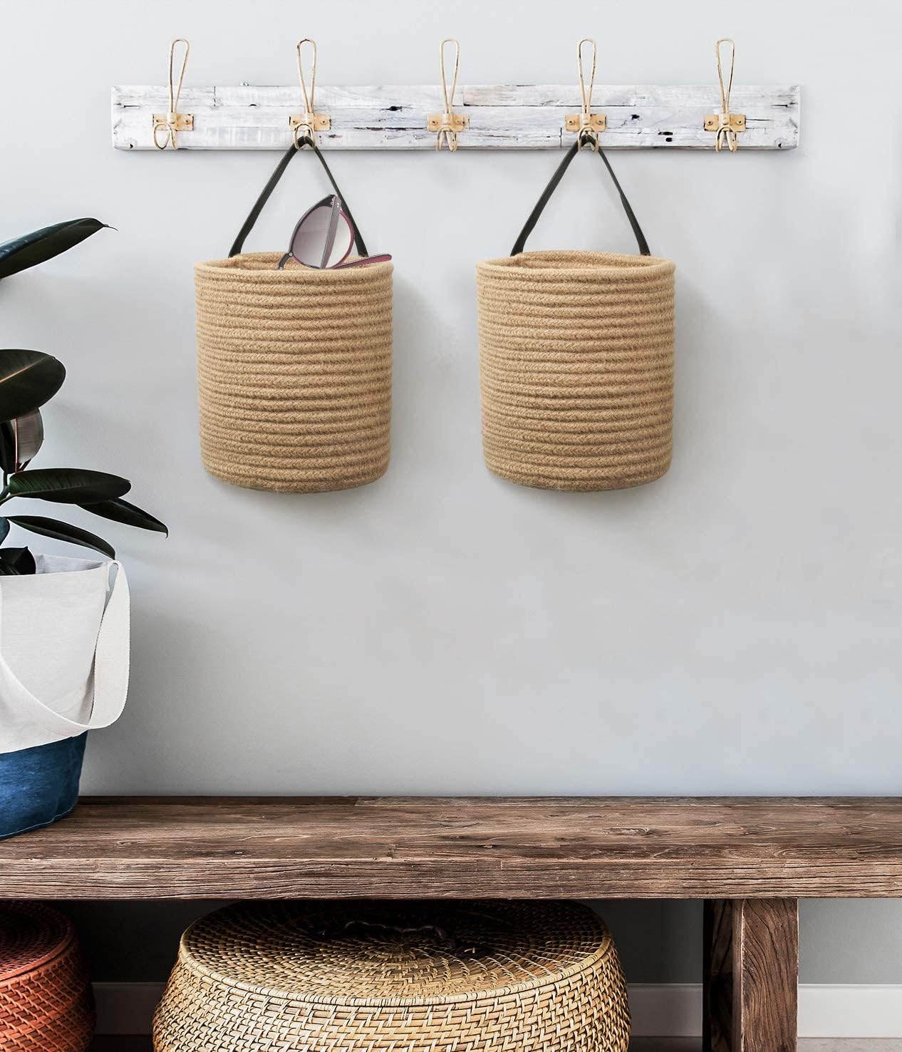 Thumbnail 6 de Goodpick Jute Hanging Storage Baskets