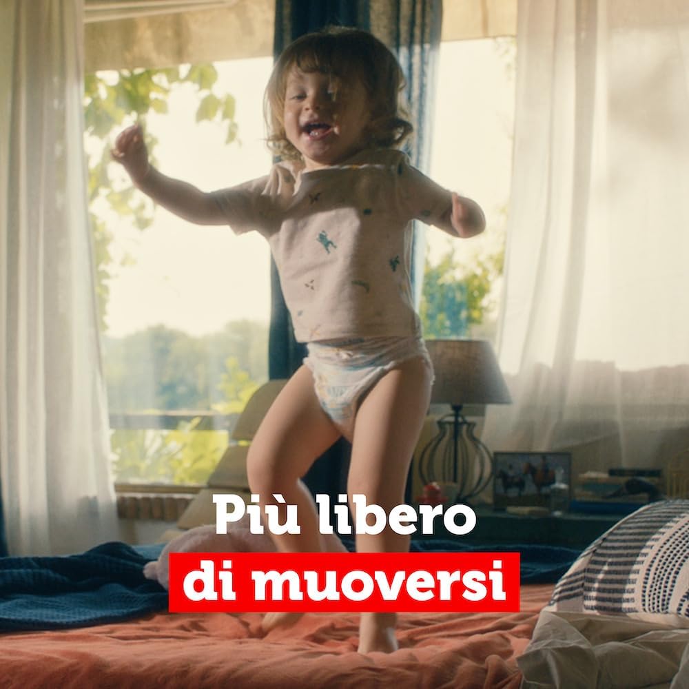 Detalle de Pampers Baby Dry Mutandino XL Taglia 6 (15+ kg) – Formato Scorta con Stop&Protect, 12h di asciutto e Cambio Facile