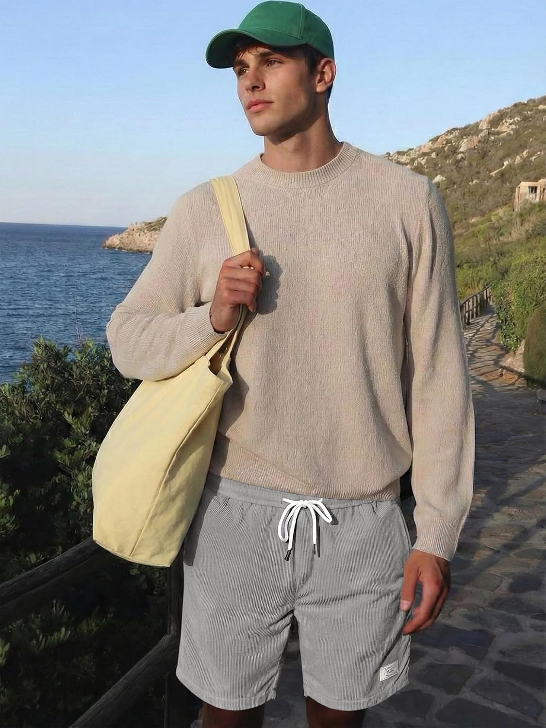 Thumbnail 2 de JMIERR Corduroy Shorts Herren
