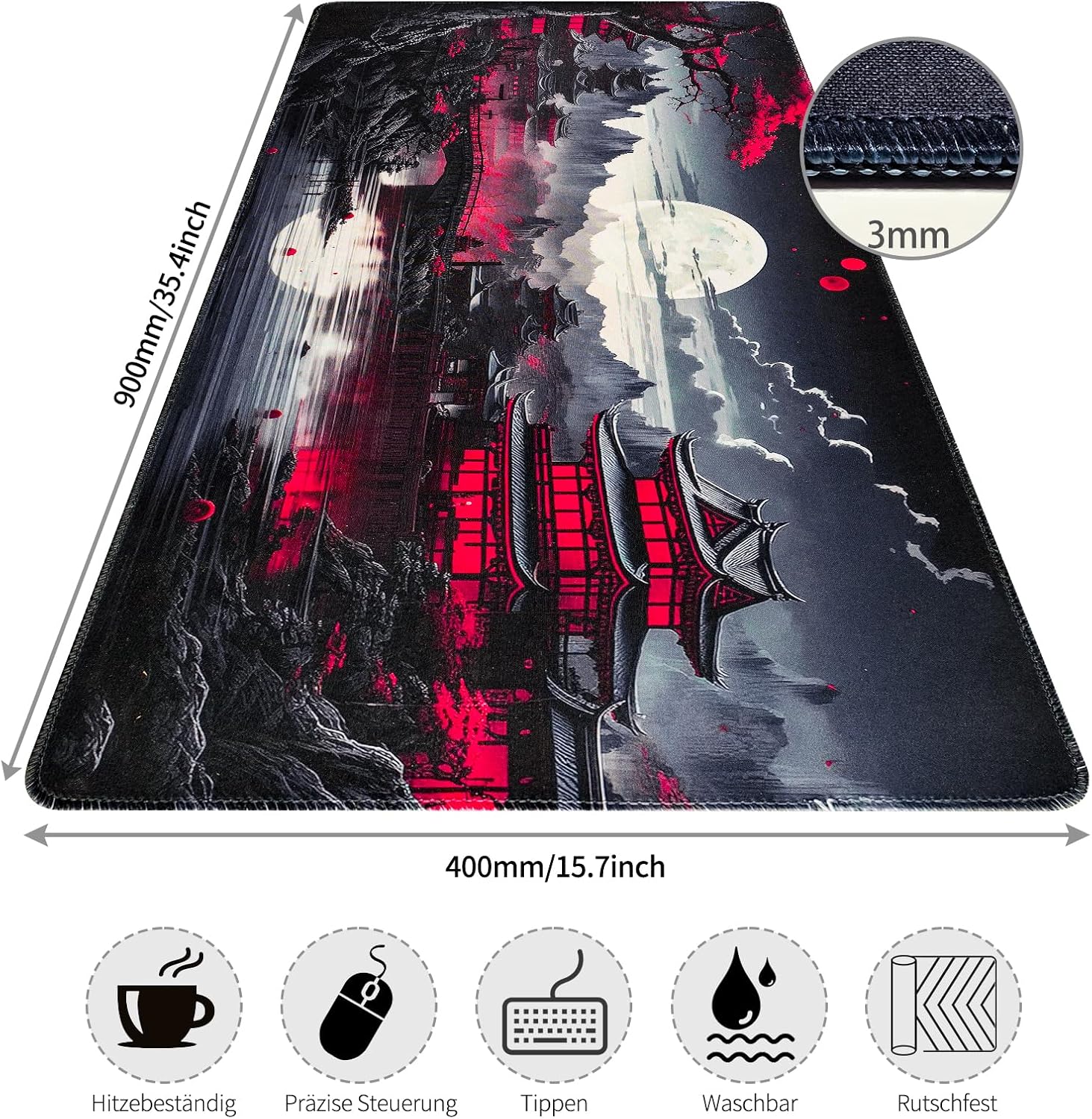 Thumbnail 2 de Sevenpers Mousepad XXL 900x400 mm Gaming