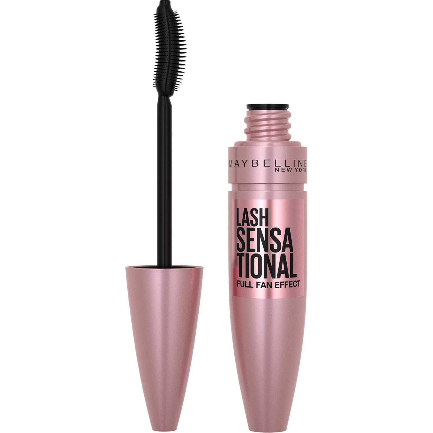Detalle de Maybelline New York Lash Sensational Mascara – Volumen & Definition, Very Black, 9,5 ml