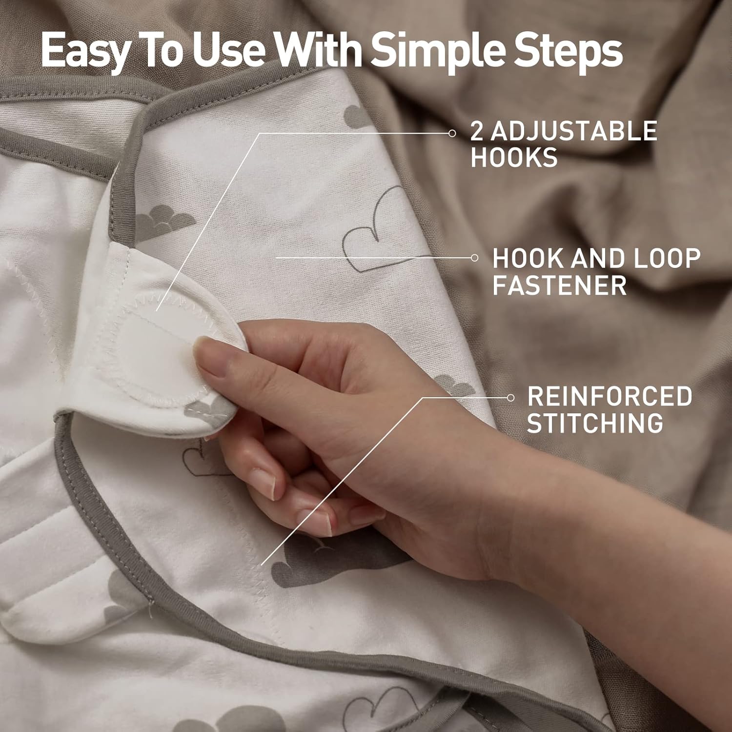 Thumbnail 4 de Soarwg Kids Baby Swaddle 0-3 Months 2-pack