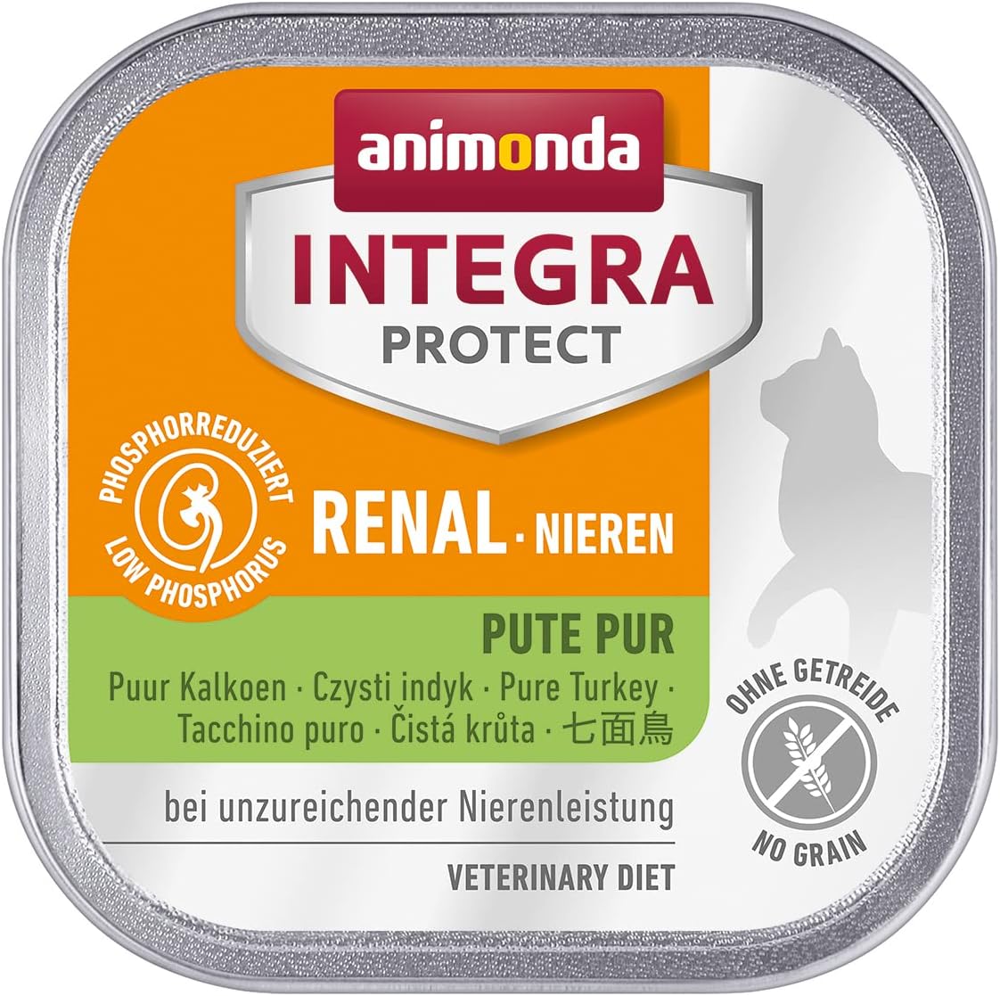 Detalle 2 de animonda INTEGRA PROTECT Renal Nassfutter für Katzen – Rind, 16 x 100 g