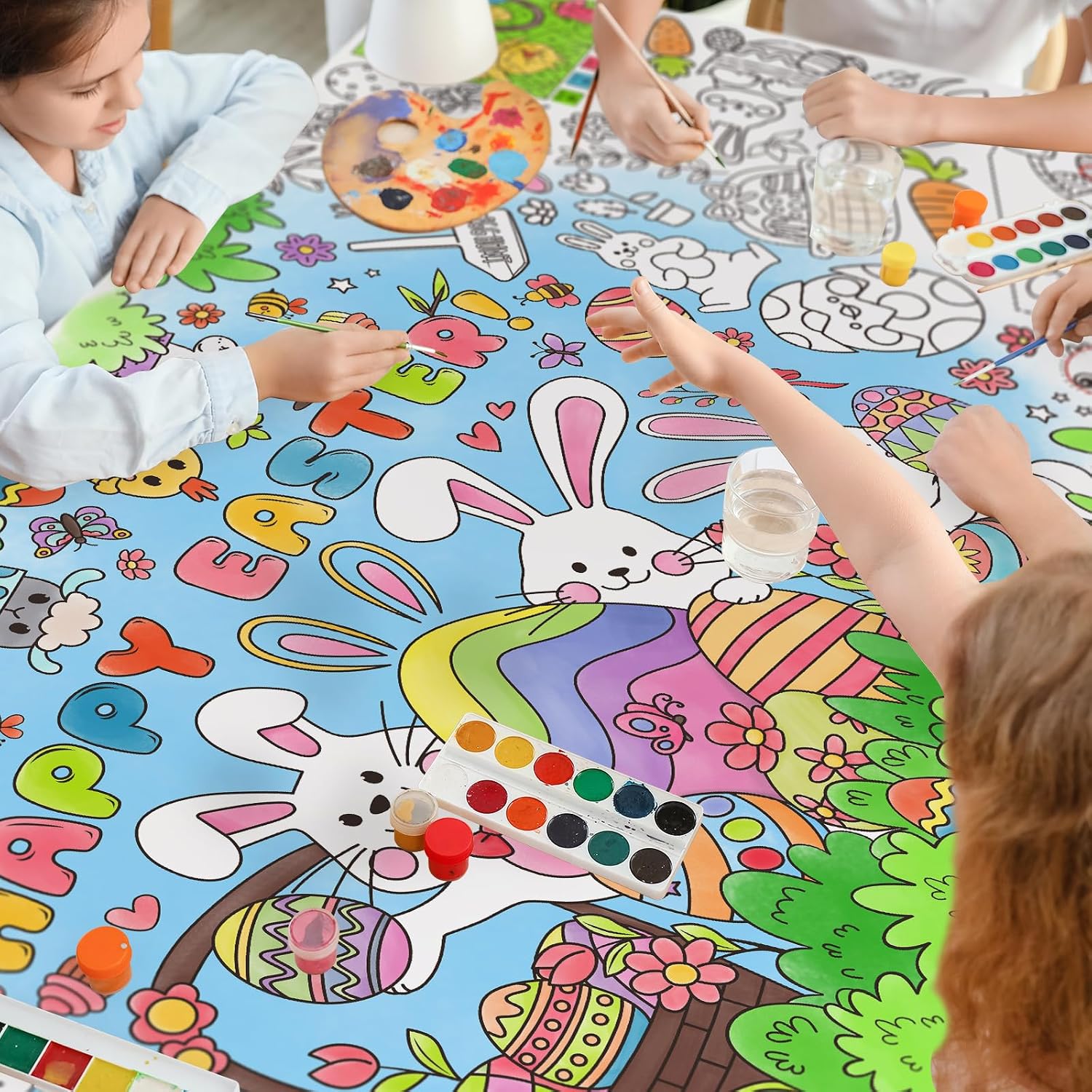 Detalle 2 de Gatherfun Easter activity poster 31.5 x 72