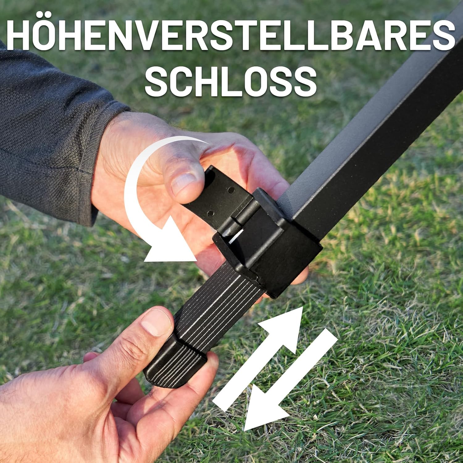 Thumbnail 3 de TIMBER RIDGE Campingtisch Klappbar 125x80cm – Höhenverstellbar, XXL Falttisch für Outdoor