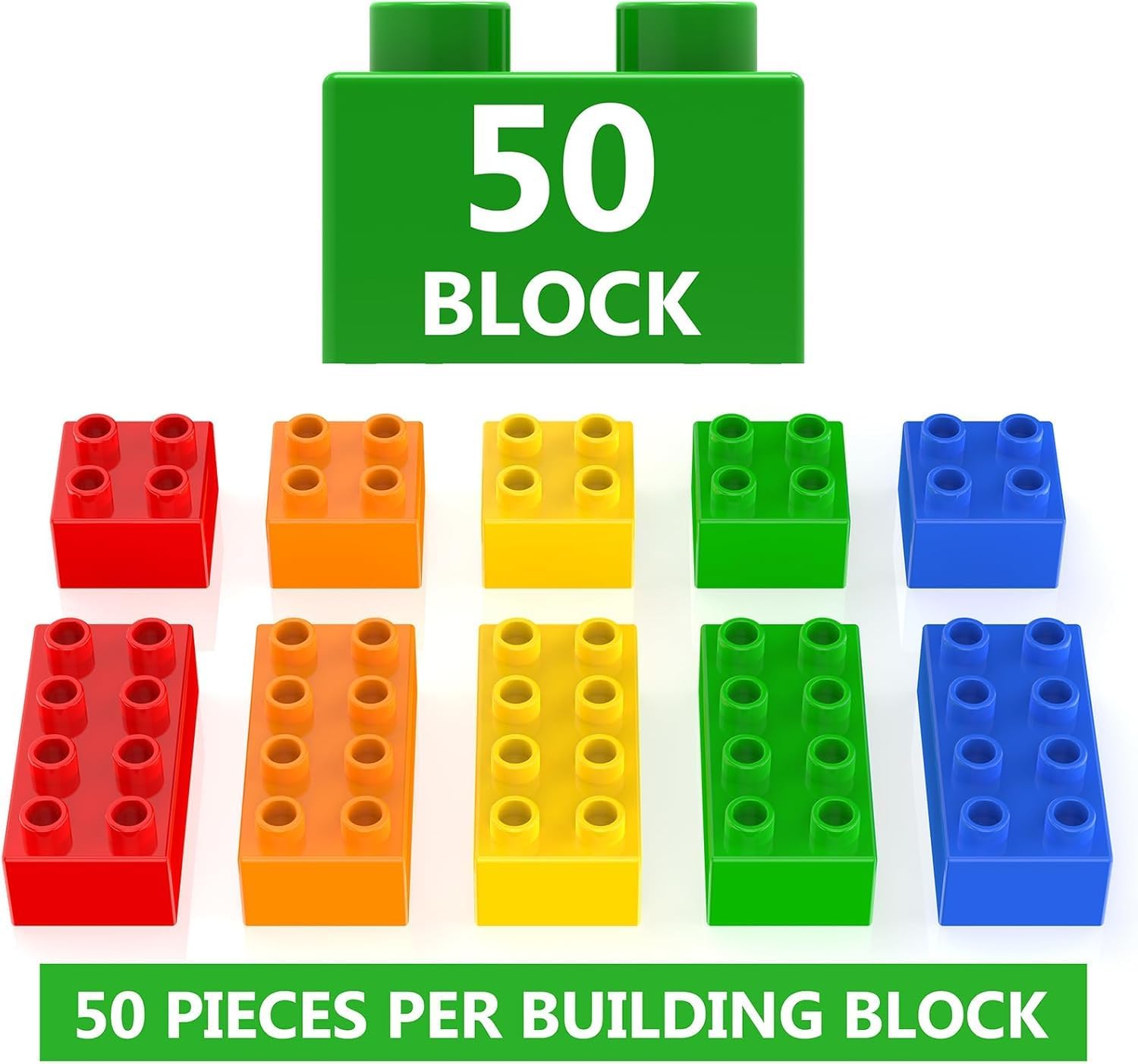 Thumbnail 3 de WYSWYG Große Bausteine-Set 50 Teile