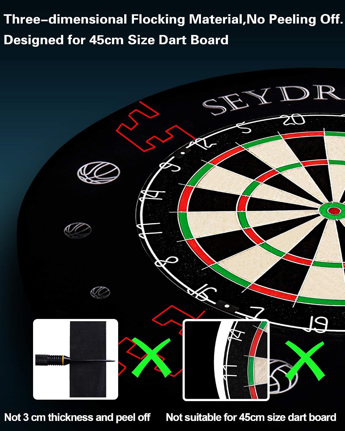 Thumbnail 5 de Seydrey Dartscheibe 45 cm