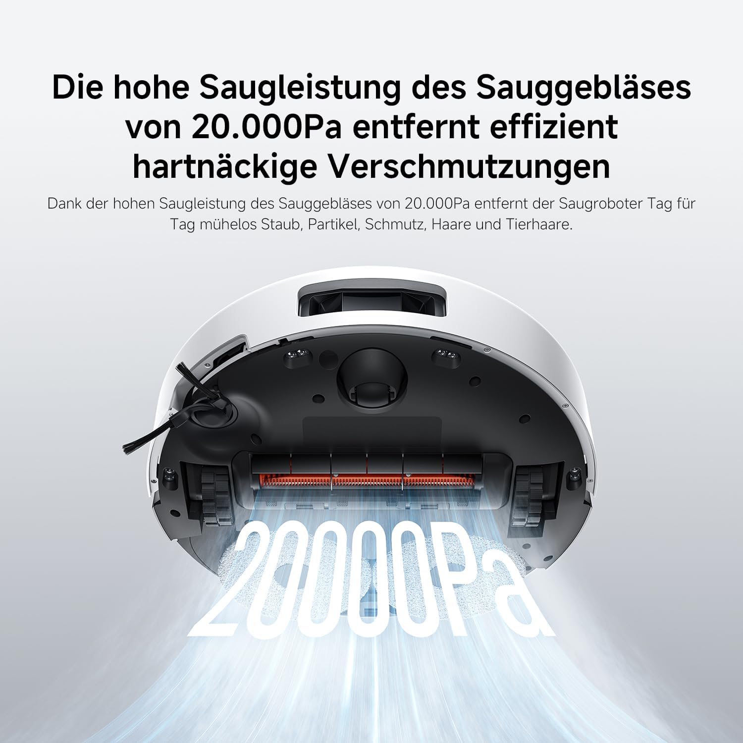 Detalle 2 de XIAOMI Robot Vacuum 5 Saugroboter 20.000Pa 🧹