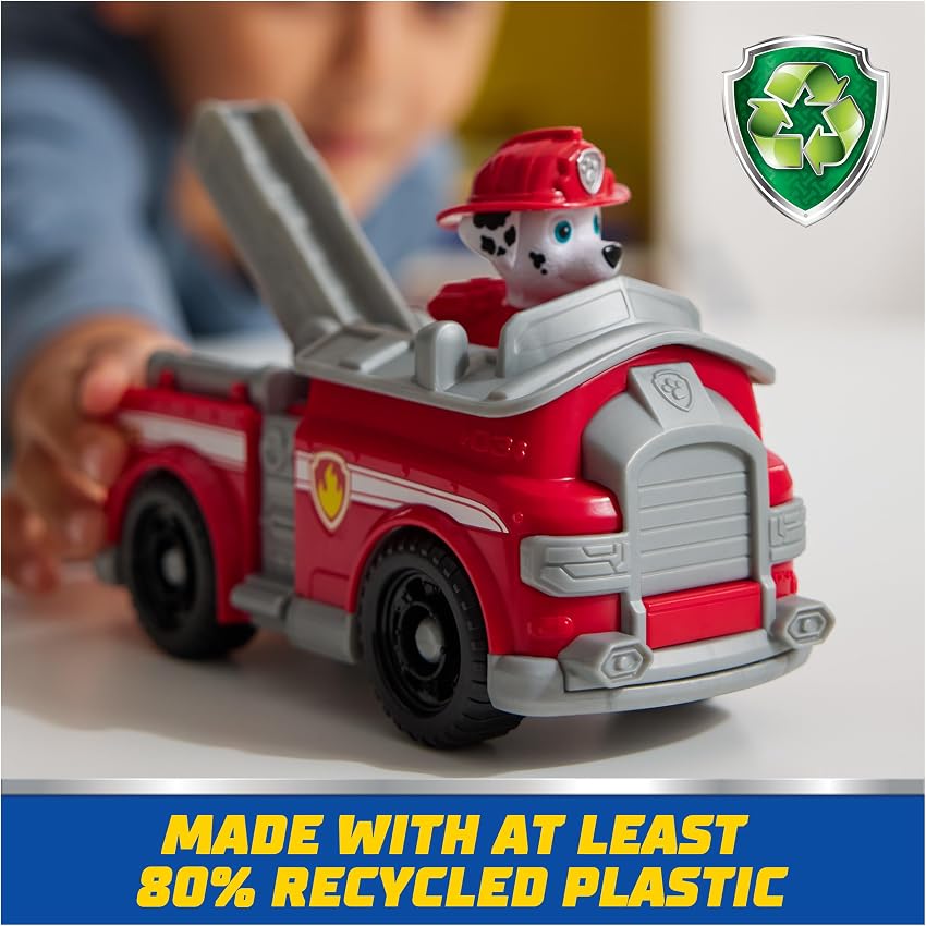 Detalle 2 de Patrulla Canina Camión bomberos 15 cm con Marshall 🚒