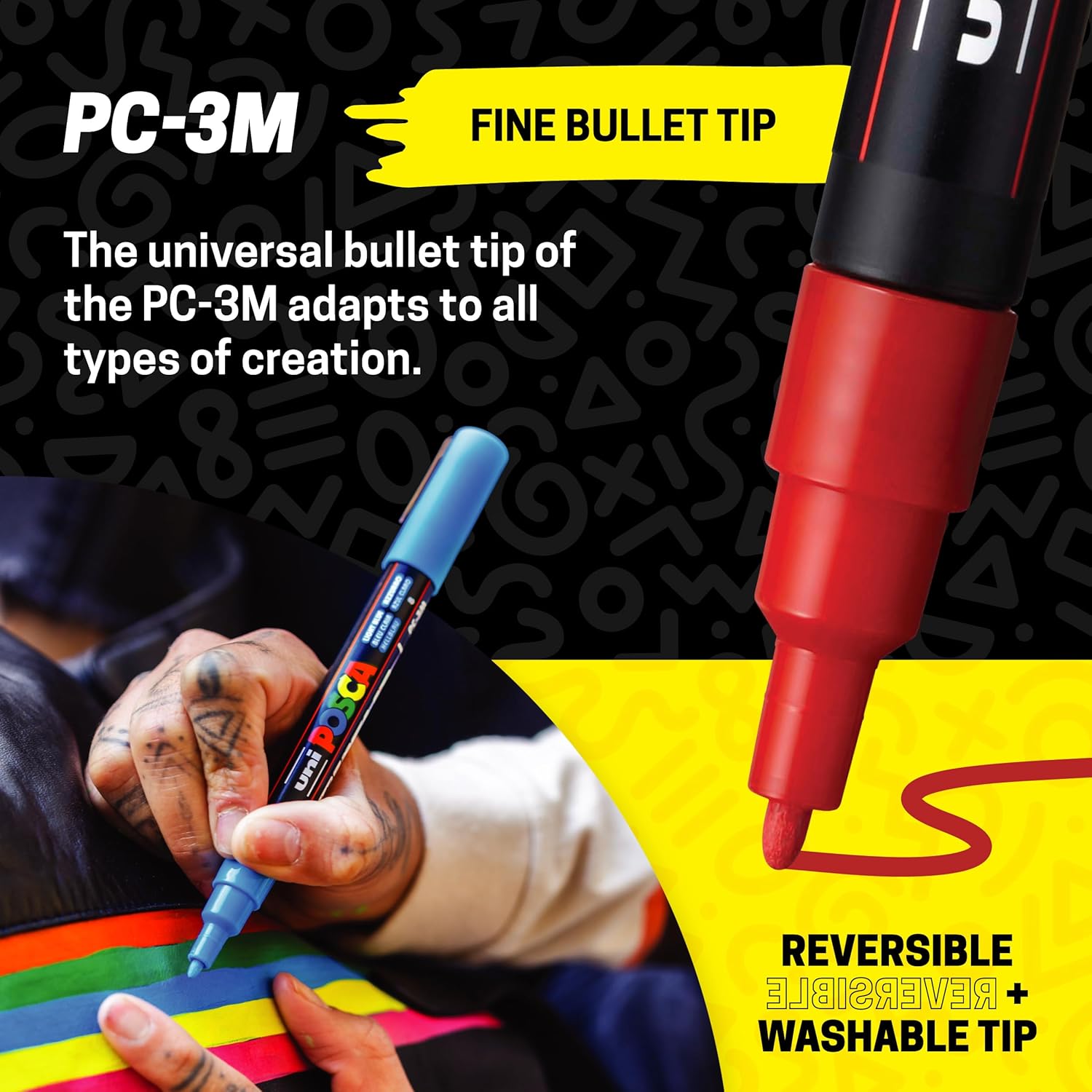 Thumbnail 2 de posca Paint Markers 15-Count Fine Tip 🎨