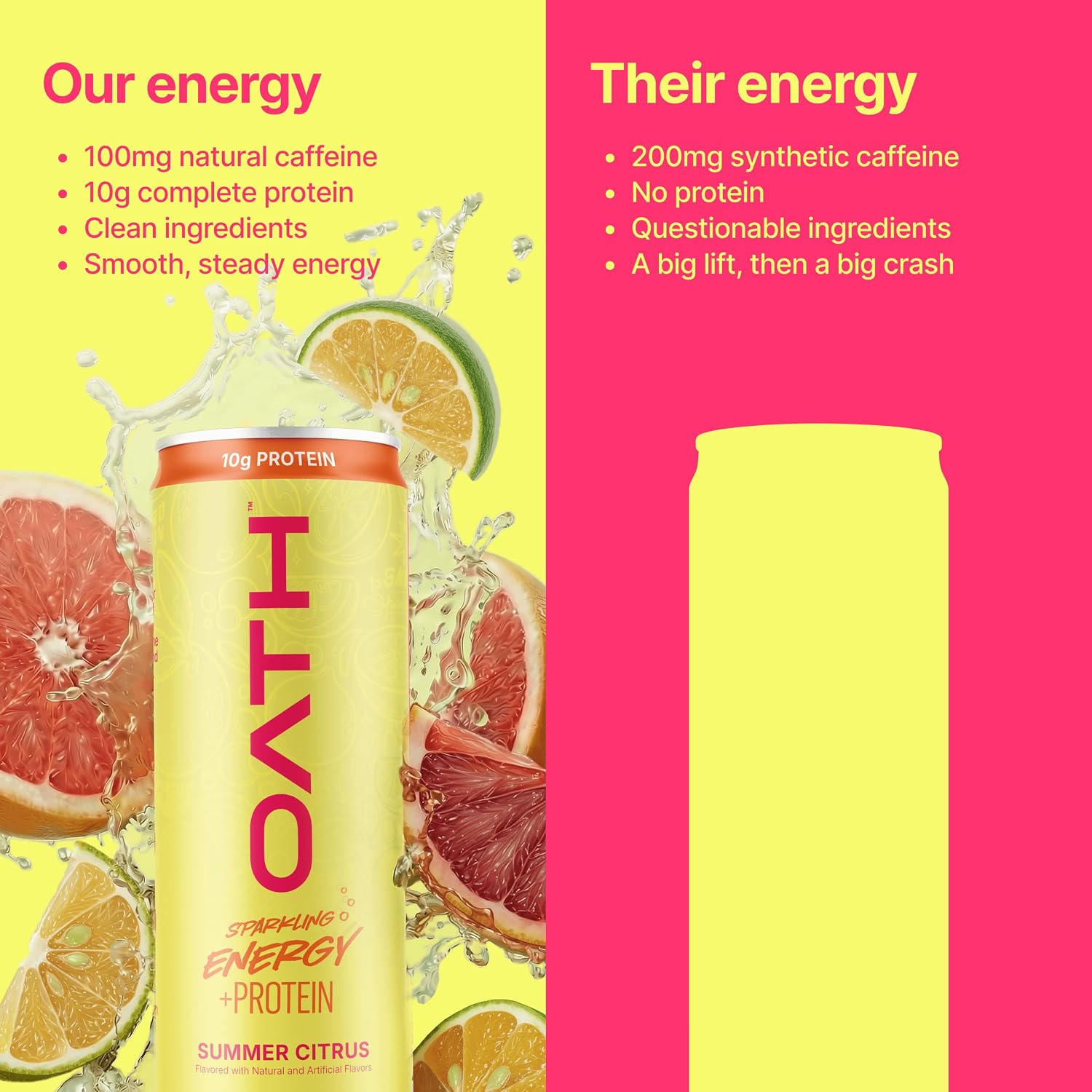 Thumbnail 6 de Oath Nutrition Sparkling Energy Drink, 10g Protein