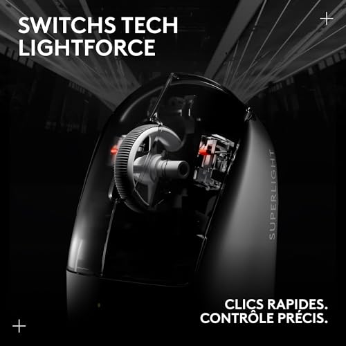 Thumbnail 4 de Logitech G PRO X SUPERLIGHT 2 — Souris gaming sans fil 60 g, HERO 2, 44 000 DPI, 8 kHz, USB-C