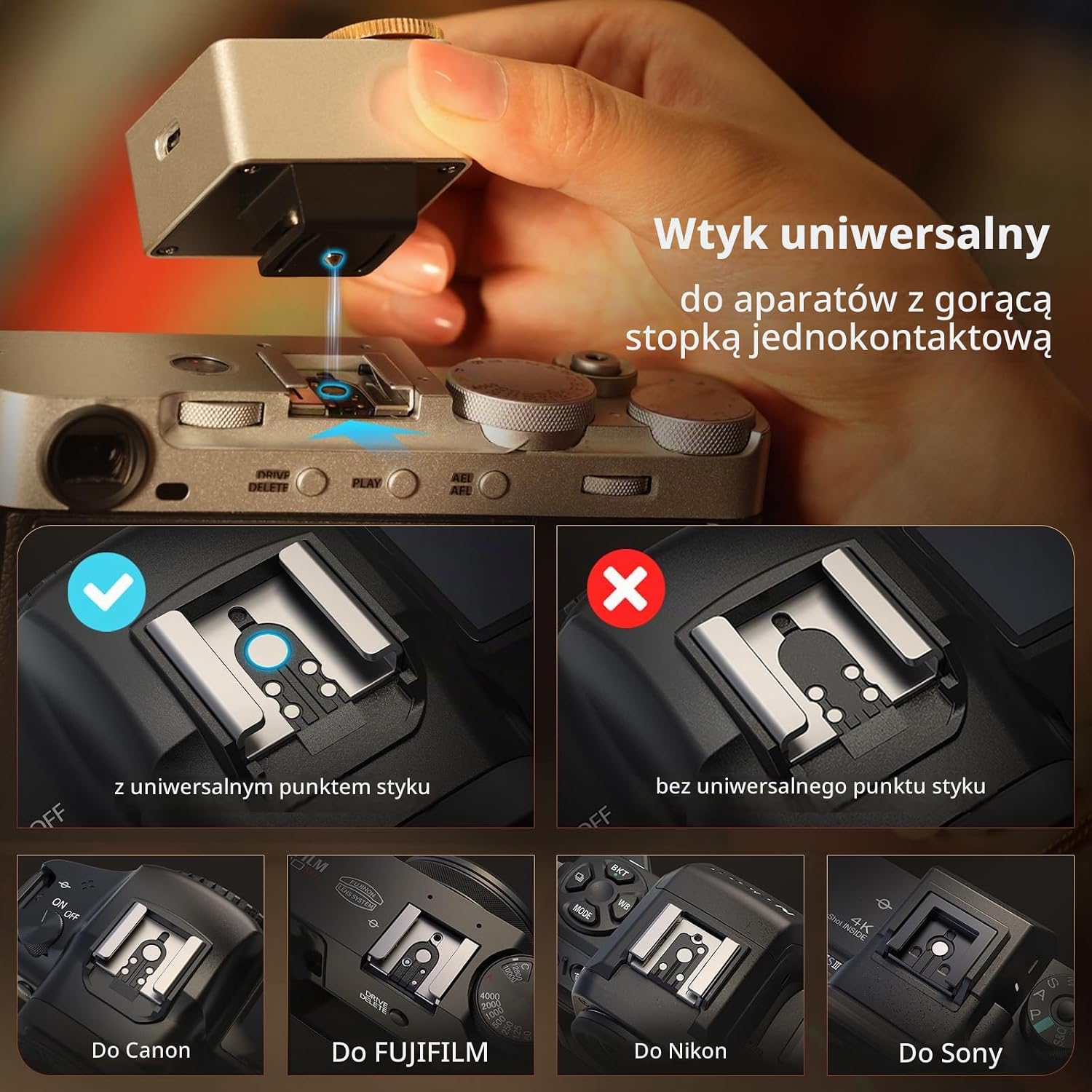 Thumbnail 6 de SMALLRIG RS-R20 5882 – miniaturowa lampa błyskowa, 5 poziomów mocy