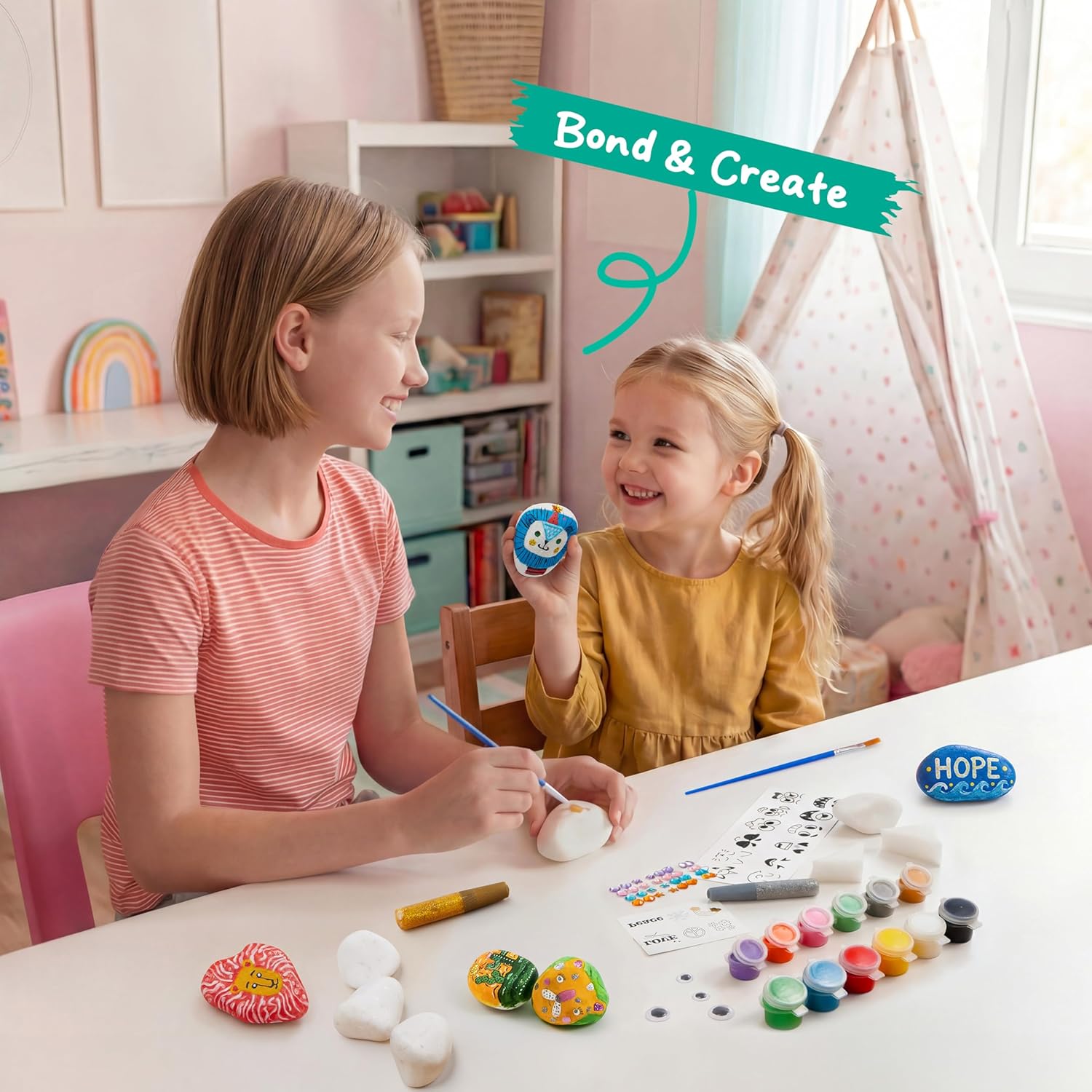 Thumbnail 4 de JOYIN Klever Kits Rock Painting Kit: Practical DIY Fun for Kids