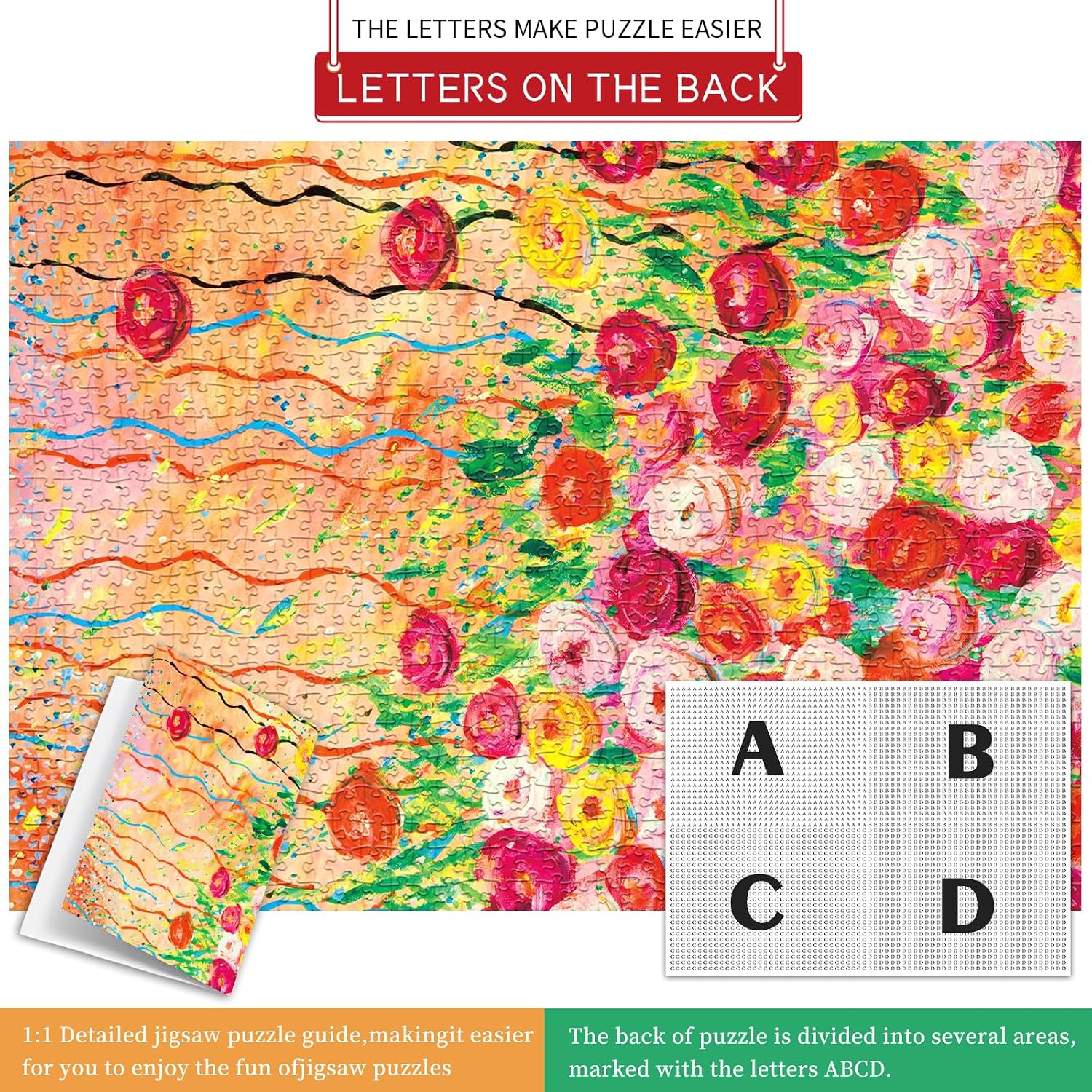 Detalle de HUADADA 1,000-piece jigsaw puzzle