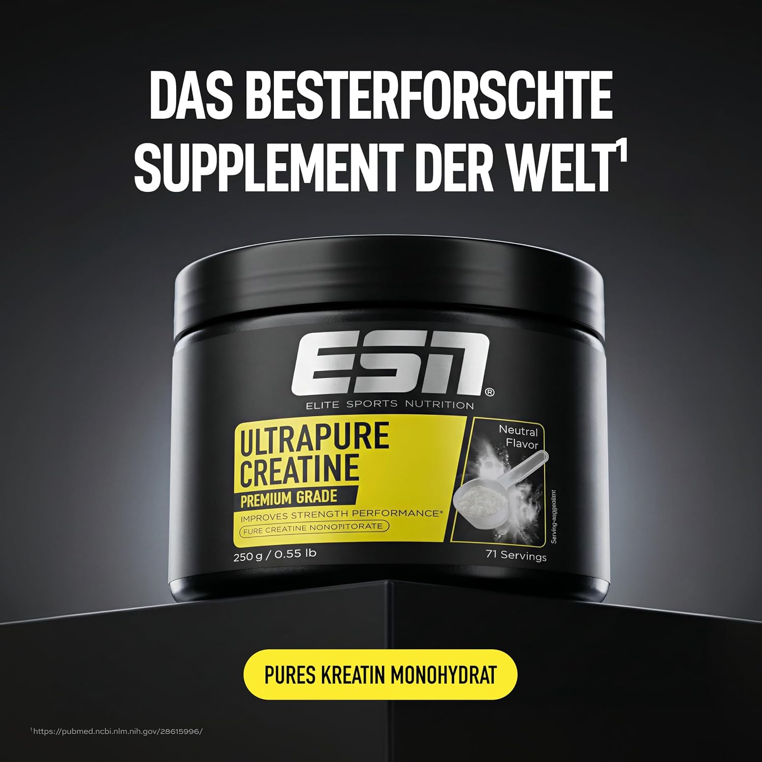 Detalle 2 de ESN Ultrapure Creatine Monohydrate – mikrofeines Monohydrat, 250 g