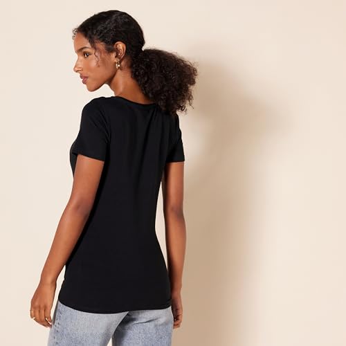 Detalle 2 de Amazon Essentials Camiseta manga corta mujer L, pack 2