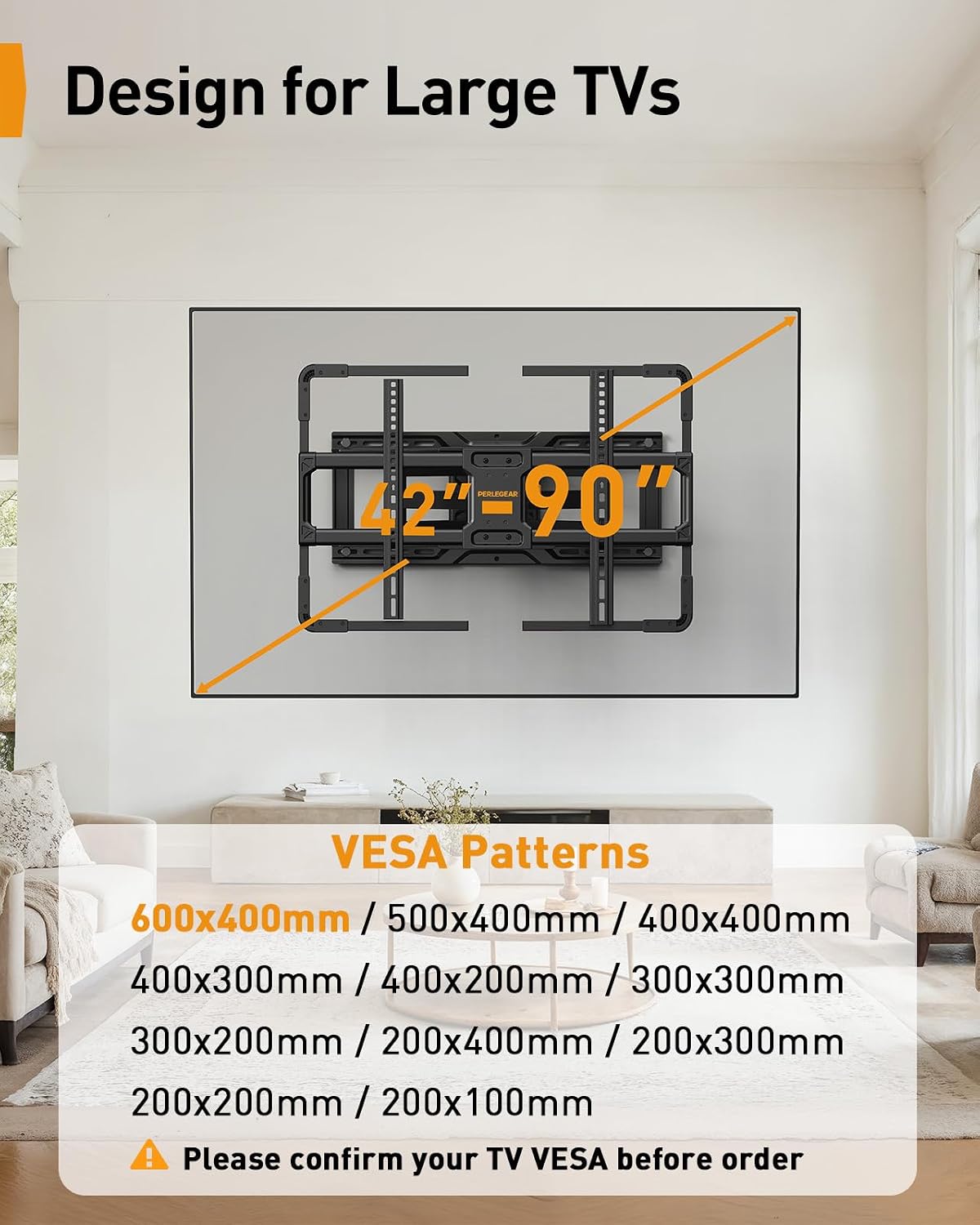 Thumbnail 1 de Perlegear AuraFrame TV Wall Mount