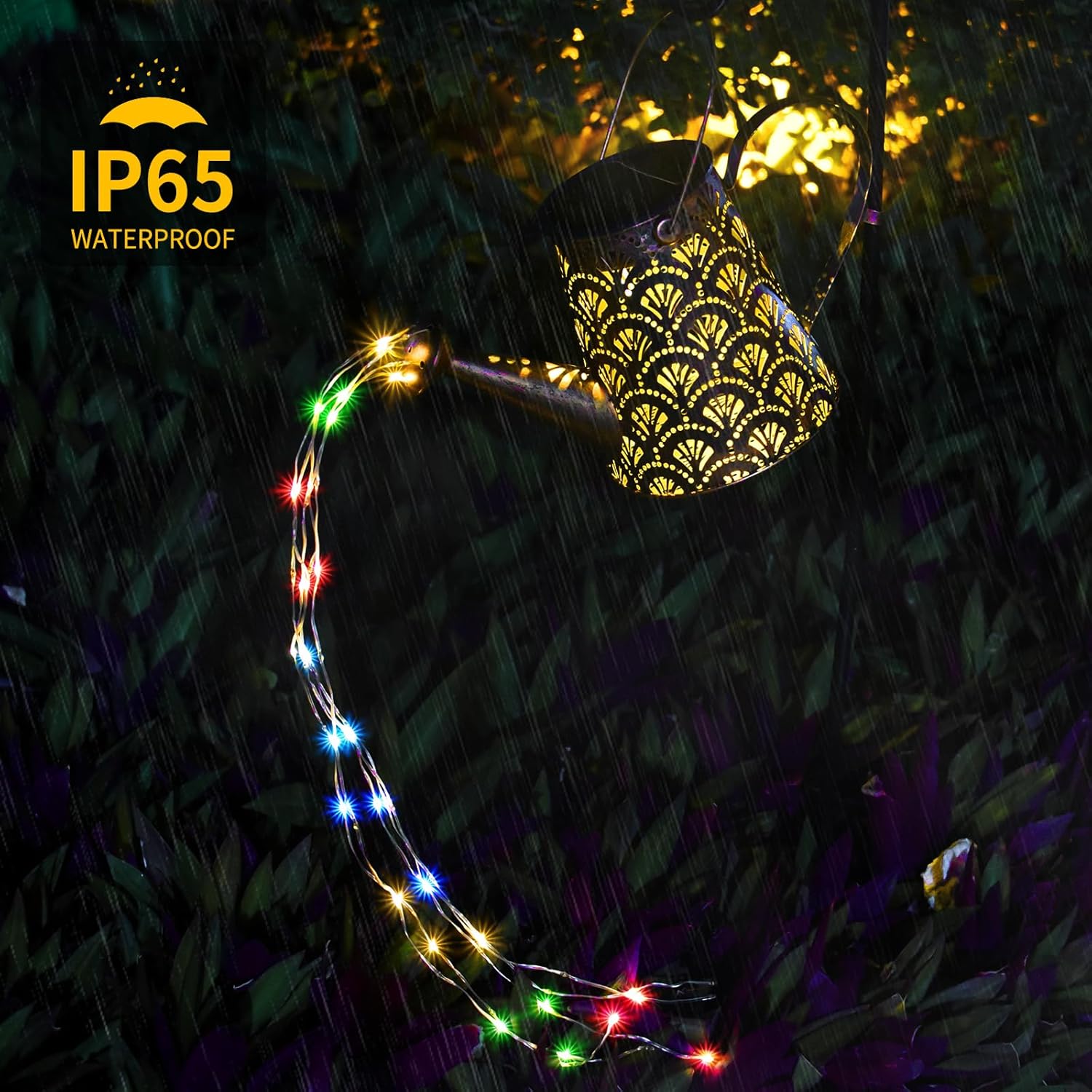 Thumbnail 3 de DeepDream Annaffiatoio solare LED impermeabile con catena vintage per giardino