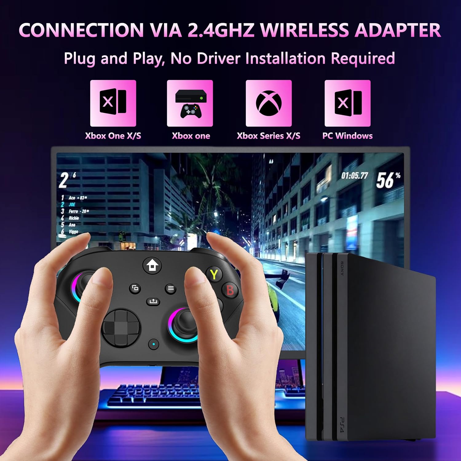 Thumbnail 6 de SZDILONG 2.4GHz Wireless Xbox Controller