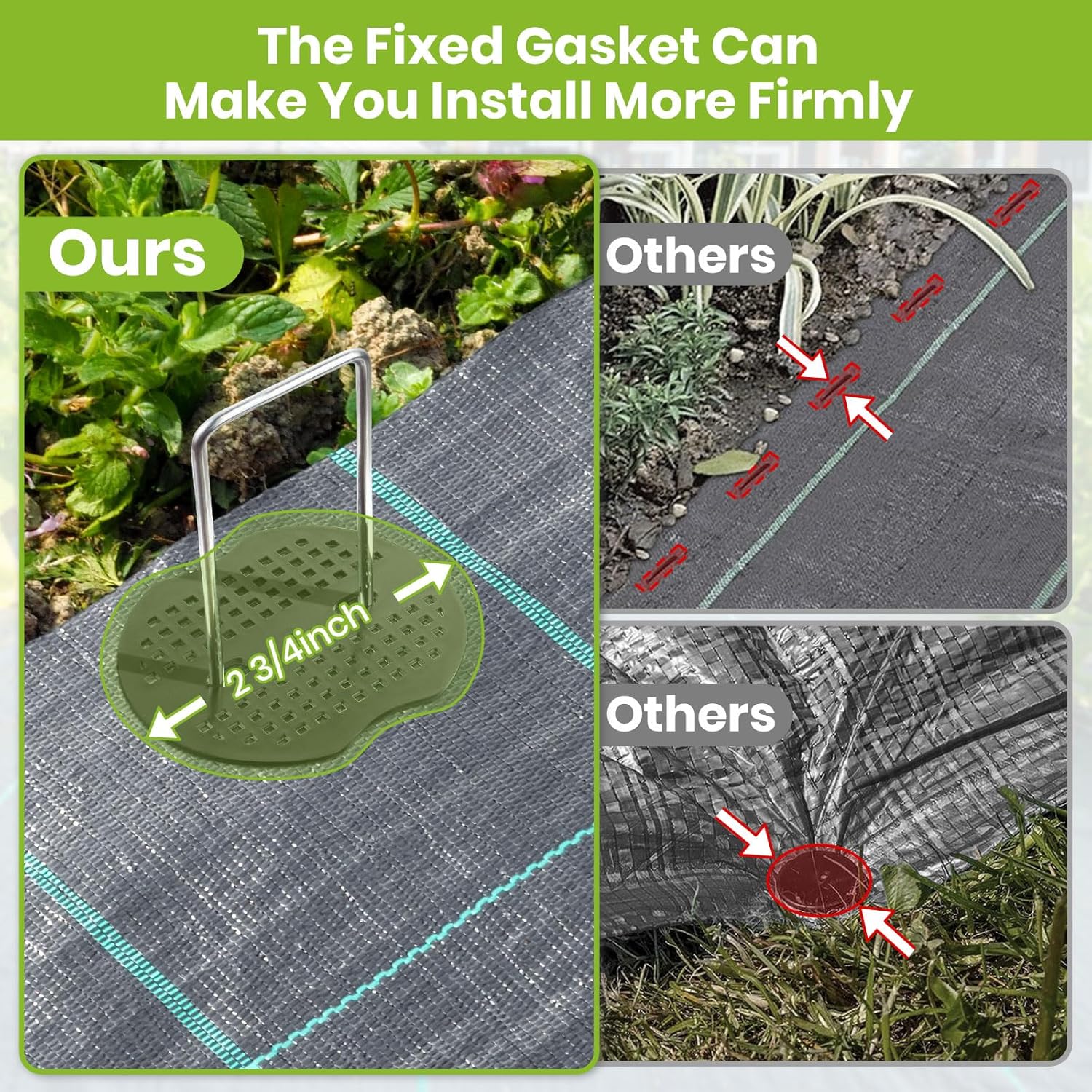 Thumbnail 5 de Velway 150mm Weed Mat Pegs 50 pack 🌱