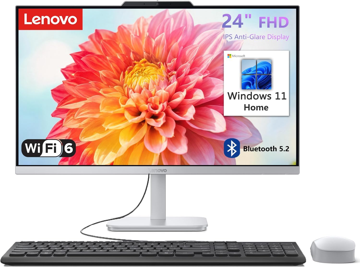 Detalle de Lenovo all-in-one desktop with 1TB SSD