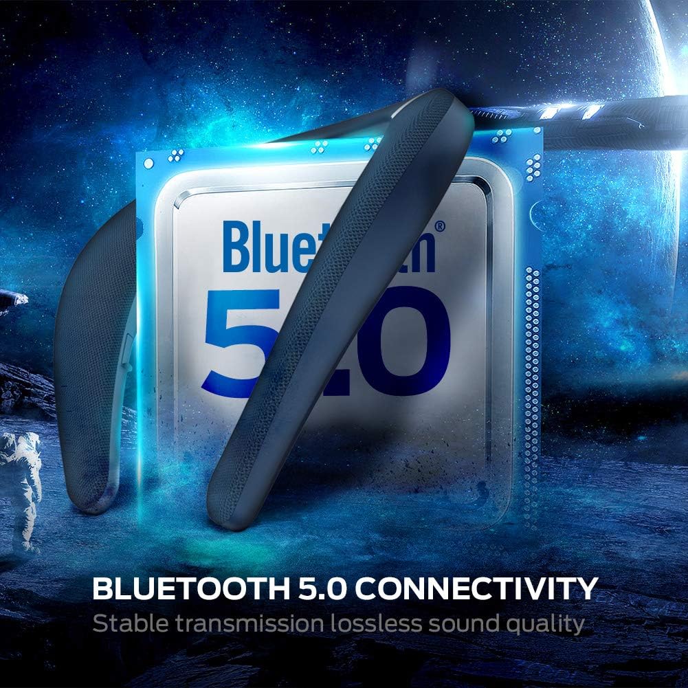 Detalle de Monster Boomerang Neckband Bluetooth Speaker: Hands-Free Soundwear with 12H Playtime