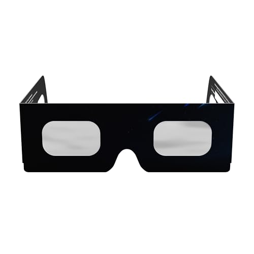 Detalle 2 de Gafas Eclipse Solar Homologadas Absolute Eclipse ISO 12312-2 CE EPI | Pack 6