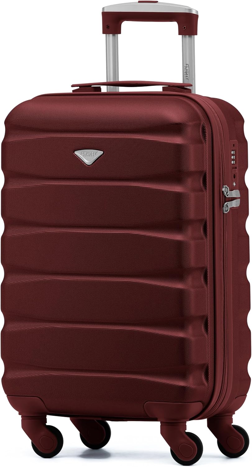 Detalle de Flight Knight Cabin Suitcase (55 x 35 x 20 cm) with TSA lock – Lightweight hard-shell carry on