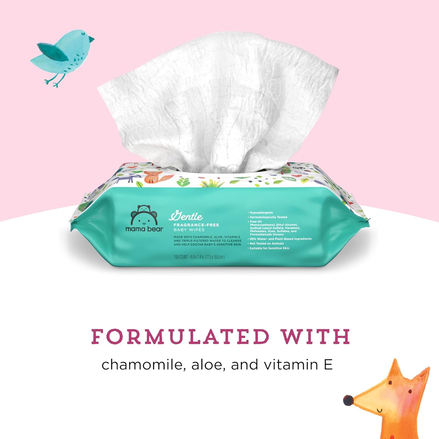 Thumbnail 1 de Mama Bear Gentle Fragrance-Free 800 wipes