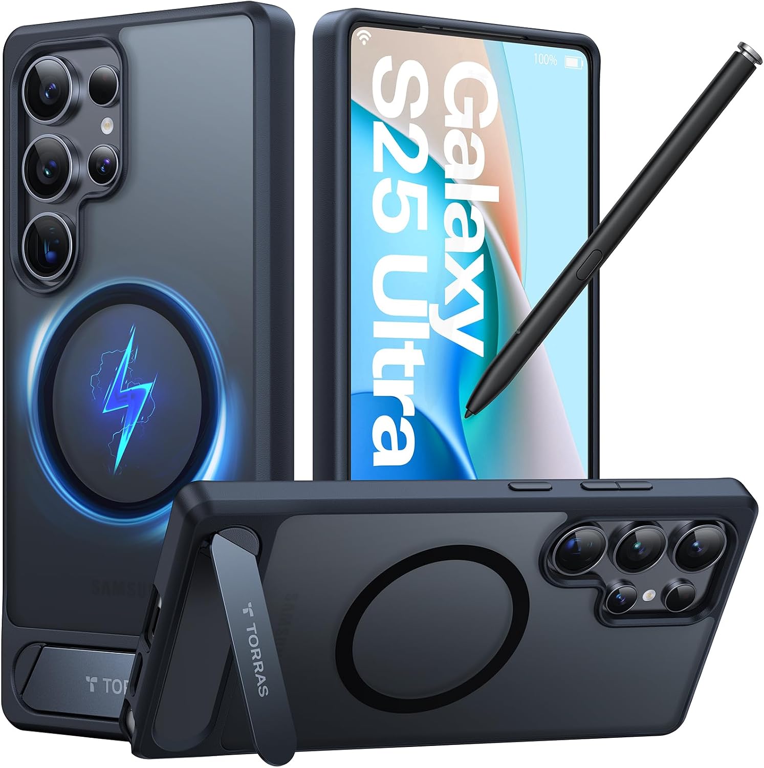 Detalle de TORRAS Strong Magnetic Stand for Samsung Galaxy S25 Ultra