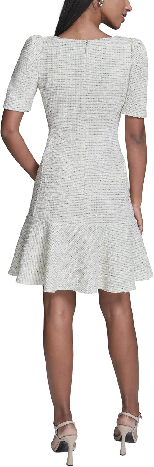 Detalle de Karl Lagerfeld Women's Tweed Mini Dress
