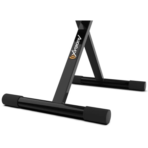 Detalle de Audibax KB100B: Banco plegable para piano tecleado con altura regulable y alta comodidad