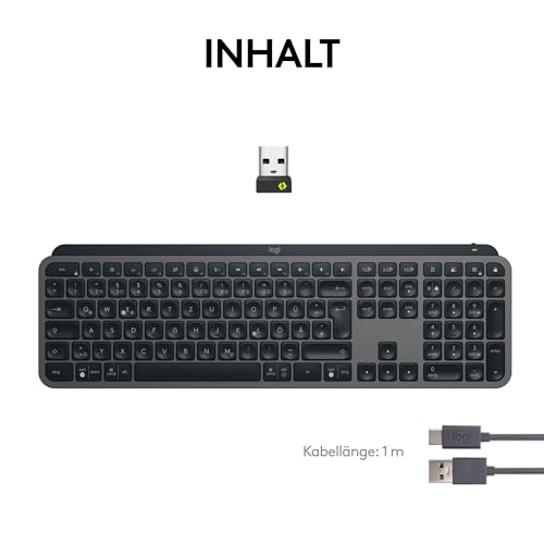 Thumbnail 8 de Logitech MX Keys S kabellose Tastatur – flüssiges Tippen, Multi-Device