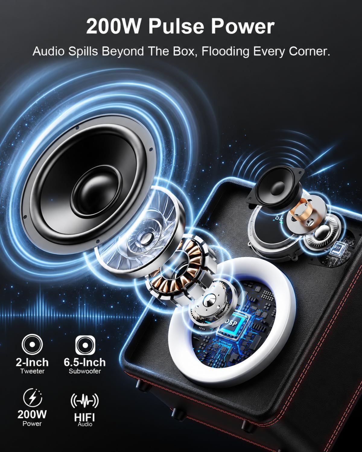 Detalle 2 de JYX Karaoke Machine 200W