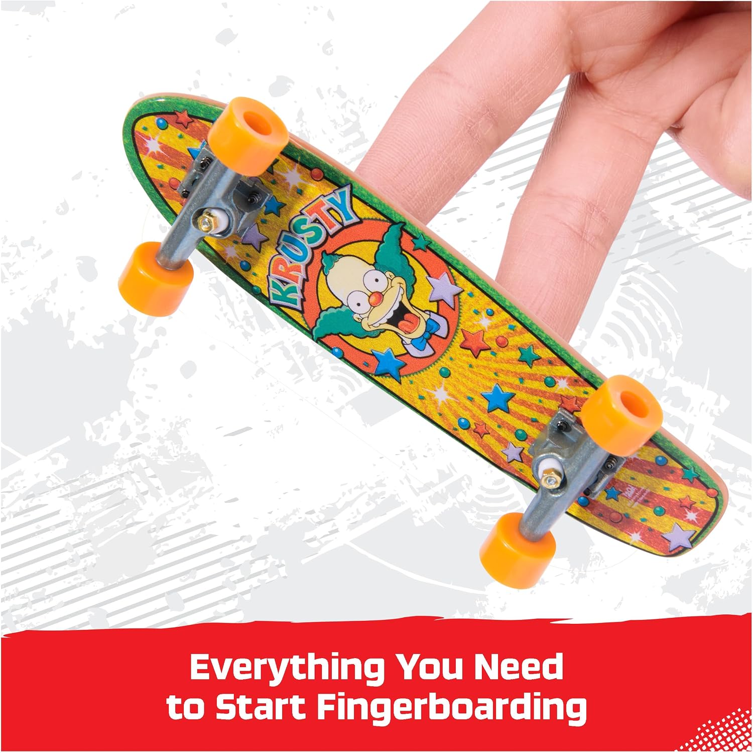 Detalle 2 de TED Tech Deck 4 Pack - The Simpsons mini skateboard 4 pezzi